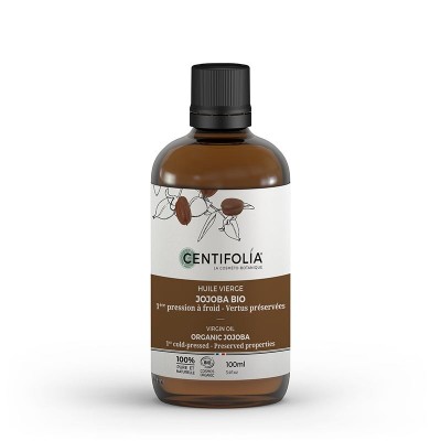 Bio-Jojobaöl - 100mL - Natives pflanzliches Öl aus biologischem Anbau Centifolia