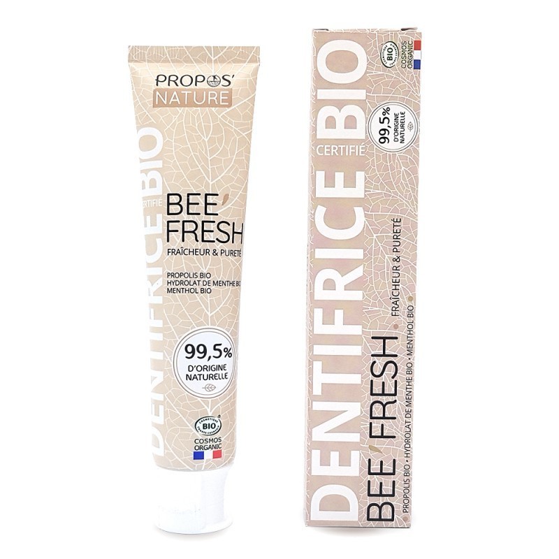 Dentifrice BEE'FRESH BIO fraîcheur & pureté - Propos'Nature Dentifrice BEE'FRESH BIO fraîcheur & pureté - Propos'Nature