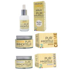 GAMME PUR'IMMORTELLE Serum - Tagescreme - Nachtcreme