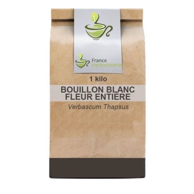 Tisane Bouillon Blanc 1 KILO fleur ENTIERE.