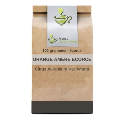 Tisane Orange amère (bigarade) "écorce" 100 GRS Citrus aurantium var a