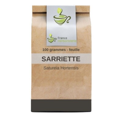 Sarriette feuille ENTIERE 100 GRS Satureia hortensis.