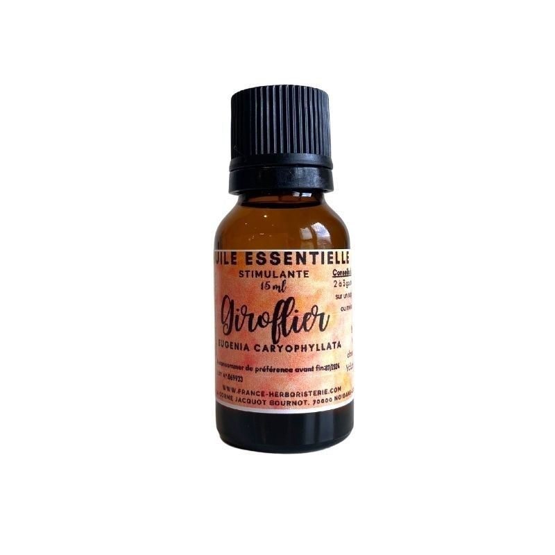 HUILE ESSENTIELLE GIROFLIER Eugenia caryophyllata 15 ml chémotyp