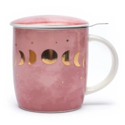 Kräuterteetasse mit Infusor - Mondphasen