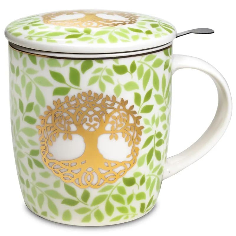 Tasse à tisane avec infuseur -  Arbre de Vie