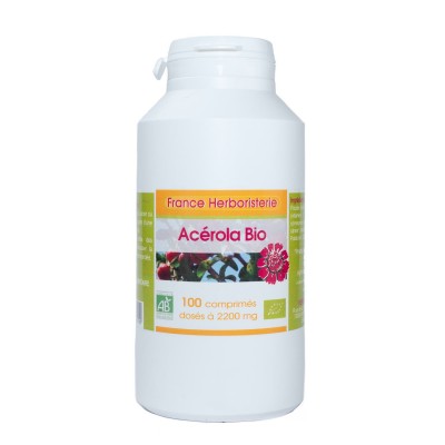 Acerola - 100 Tabletten mit einer Dosierung von 1000mg