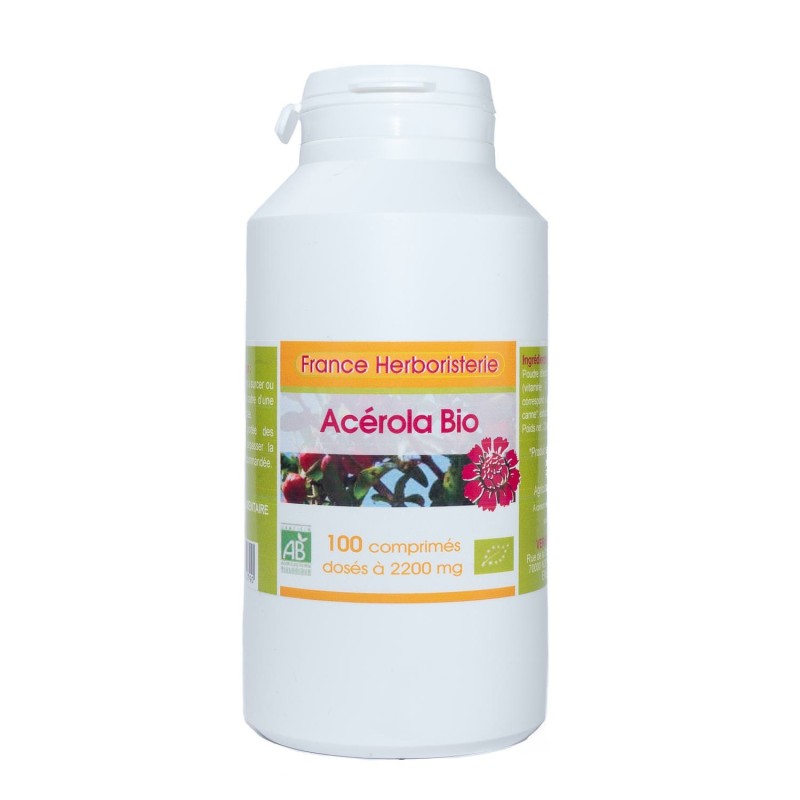 Acerola - 100 Tabletten mit einer Dosierung von 1000mg