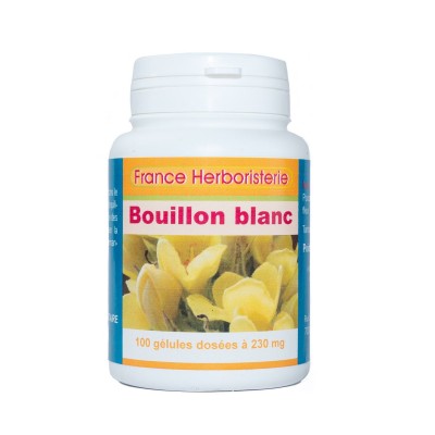 GELULES BOUILLON BLANC 100 gélules dosées à 230 mg - France Herboristerie