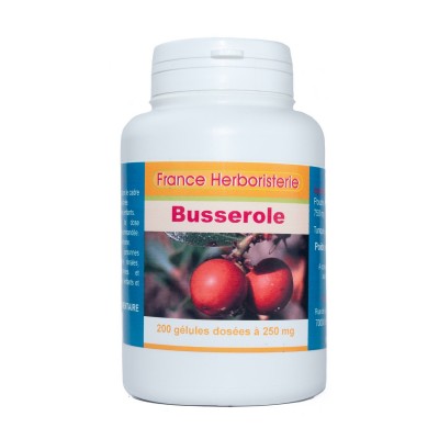 BUSSERELLA-Blatt 200 Kapseln mit einer Dosierung von 250 mg