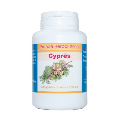 CYPRUS GELS 200 Kapseln mit einer Dosierung von 250 mg reinem Pulver.