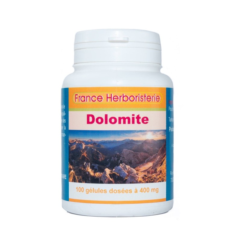 GELULES DOLOMITE dosées à 600 mg.