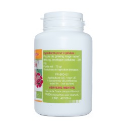 200 Kapseln GINSENG BIO AB dosiert mit 300 mg.