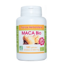MACA BIO 180 gélules dosées à 500mg