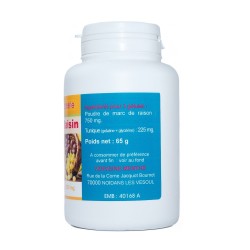 GELULES MARC DE RAISIN 200 gélules dosées à 250 mg.