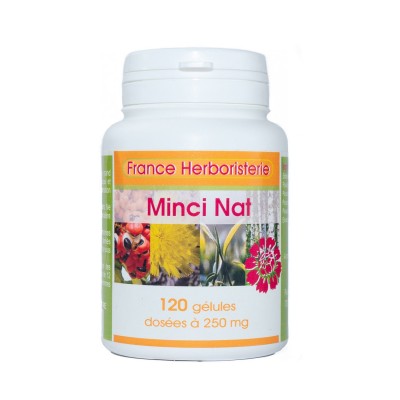 Minci-nat minceur 120 gélules à 270 mg poudre pure.