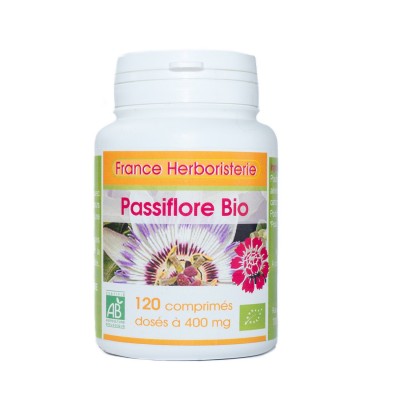 PASSIFLORE BIO AB mit einer Dosierung von 400 mg in Tablettenform.
