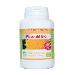 PISSENLIT racine BIO AB 200 comprimés dosés à 400 mg en comprimés.