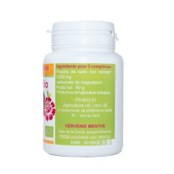 RADIS NOIR BIO AB dosées à 400 mg en comprimés.