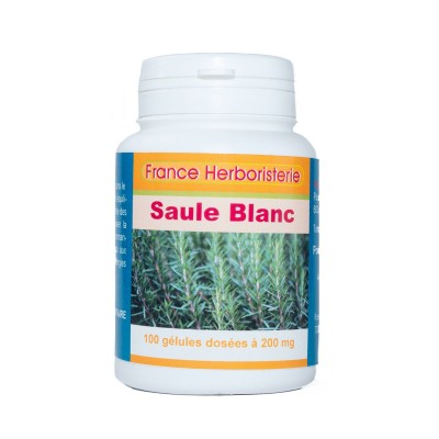 GELULES SAULE BLANC 100 gélules dosées à 200 mg poudre pure.