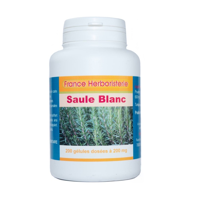 GELULES SAULE BLANC ecorce 200 mg