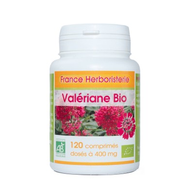VALERIANE BIO AB 120 Tabletten mit einer Dosierung von 400 mg in Tablettenform.