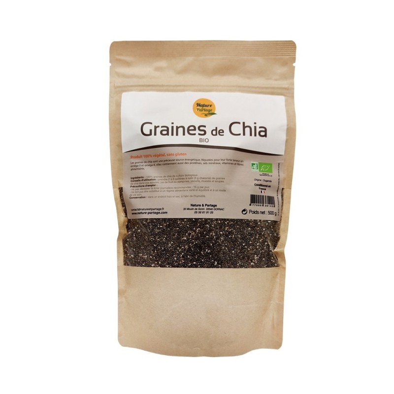 Graines de CHIA BIO 500 grs.
