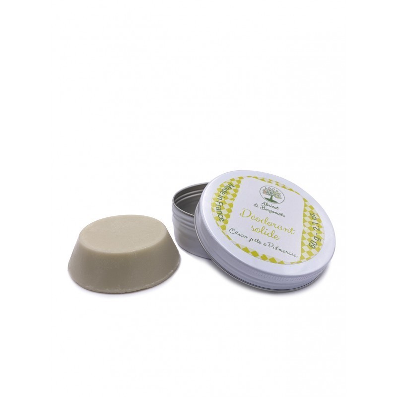 Déodorant solide Citron zeste & Palmarosa - 60g