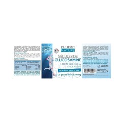 Gélules de Glucosamine Chondroïtine & Collagène - Pot de 120 gélules dosées à 500mg