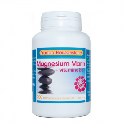 200 comprimés de Magnésium Marin 548mg