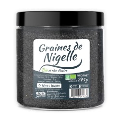 Graines de NIGELLE BIO - Pot de 275g