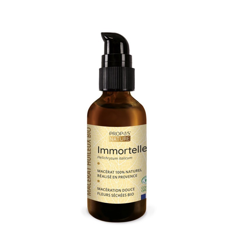 IMMORTELLE macérât huileux BIO - Flacon pompe 50ml