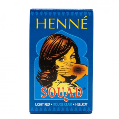 Henné ROUGE CLAIR 90 grammes - Souad HENNEDROG