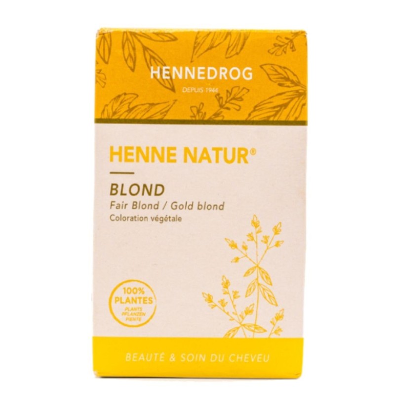 Henné  BLOND 90 grammes - HENNEDROG