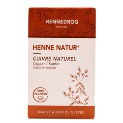 Henné CUIVRE NATUREL 90 grammes - HENNEDROG