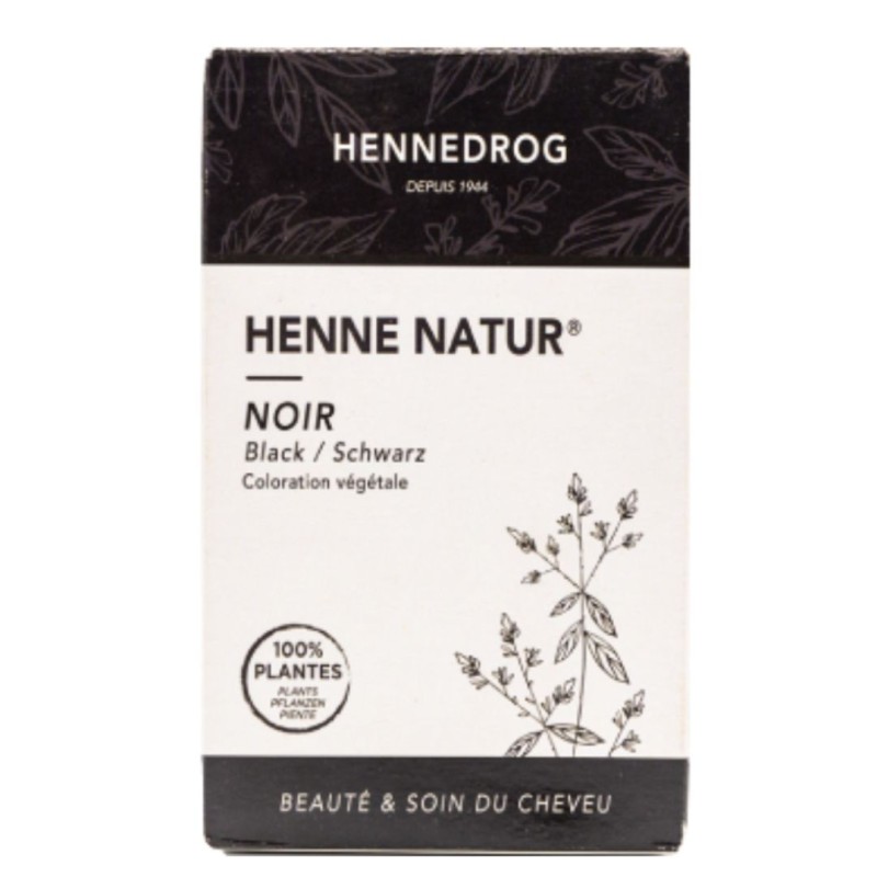 Henné NOIR 90 grammes - HENNEDROG