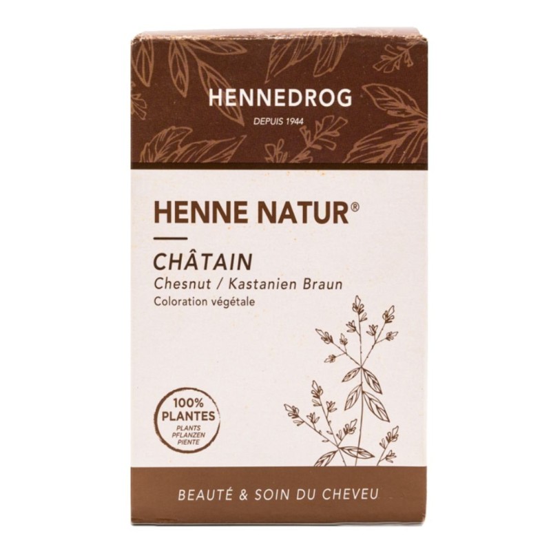 Henné CHATAIN 90 grammes - HENNEDROG