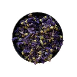 Mauve du Nord fleur 50 GRS ENTIERE SUPER CHOIX Malva sylvestris