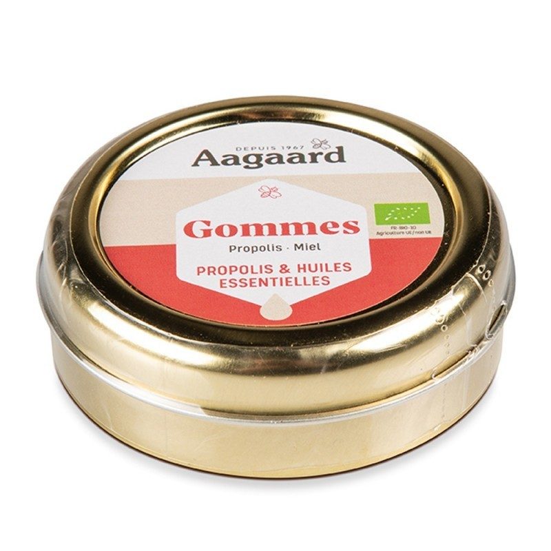 Gommes propolis et miel Aagaard