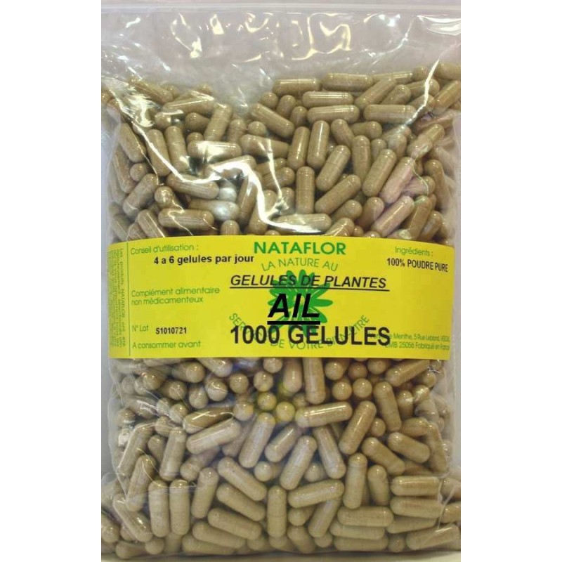 Gélules d'ail — 1000 gélules