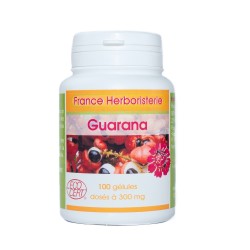 GELULES GUARANA - dosées à 300 mg poudre pure